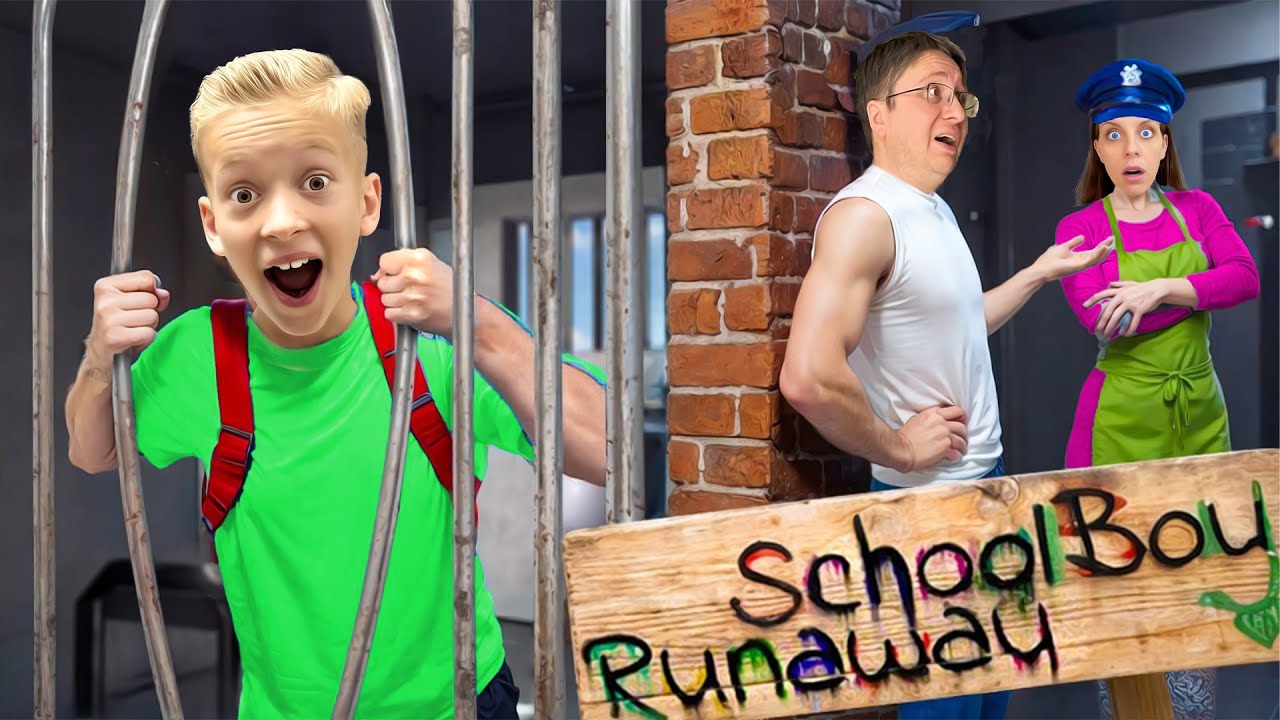 😭 Au FUGIT de ACASĂ 😱 Îi CAUTĂ POLIȚIA 🤯 Schoolboy Runaway în VIAȚA REALĂ 🤫 Partea 5