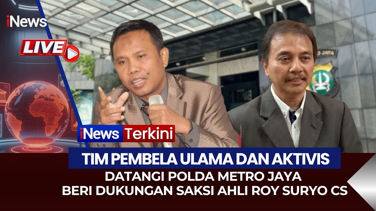 🔴[LIVE] TPUA DATANGI POLDA METRO JAYA BERI DUKUNGAN SAKSI AHLI ROY SURYO (11/02)