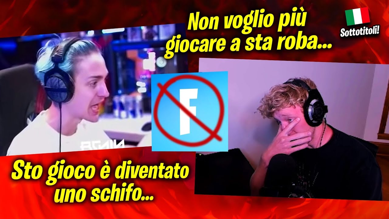 NINJA TORNA SU FORTNITE MA RESTA DISGUSTATO! TFUE GIOCA ORMAI SOLO PER ROUTINE! 🚨