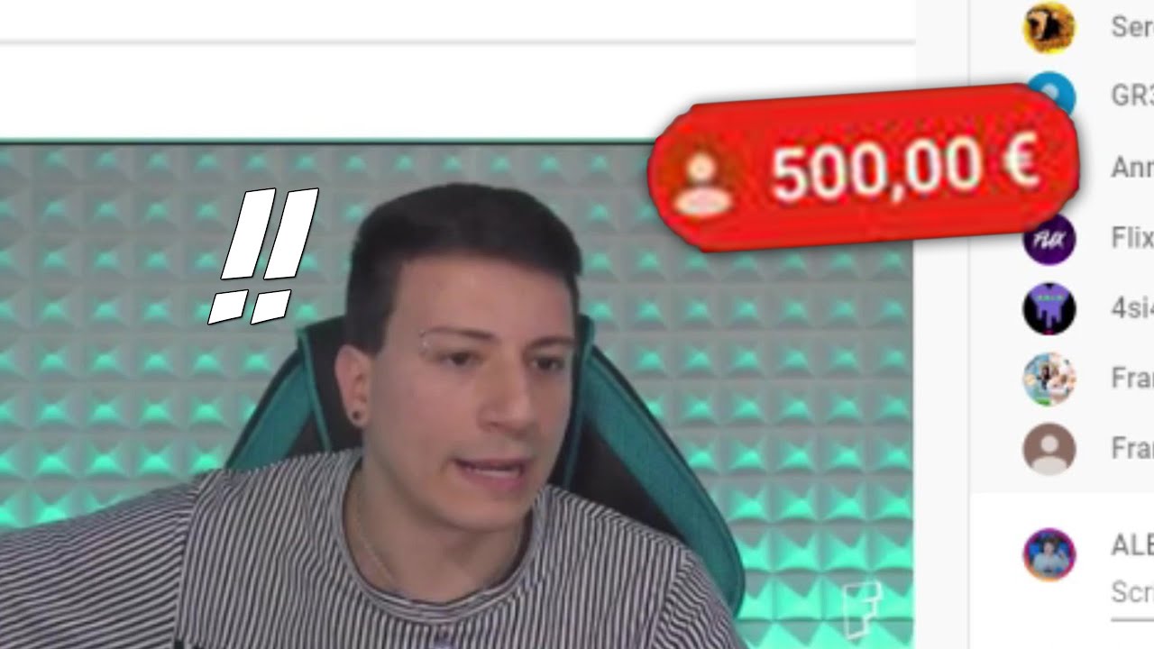 DONANO 500 EURO A FEINXY IN LIVE E LUI LI RESTITUISCE!!!
