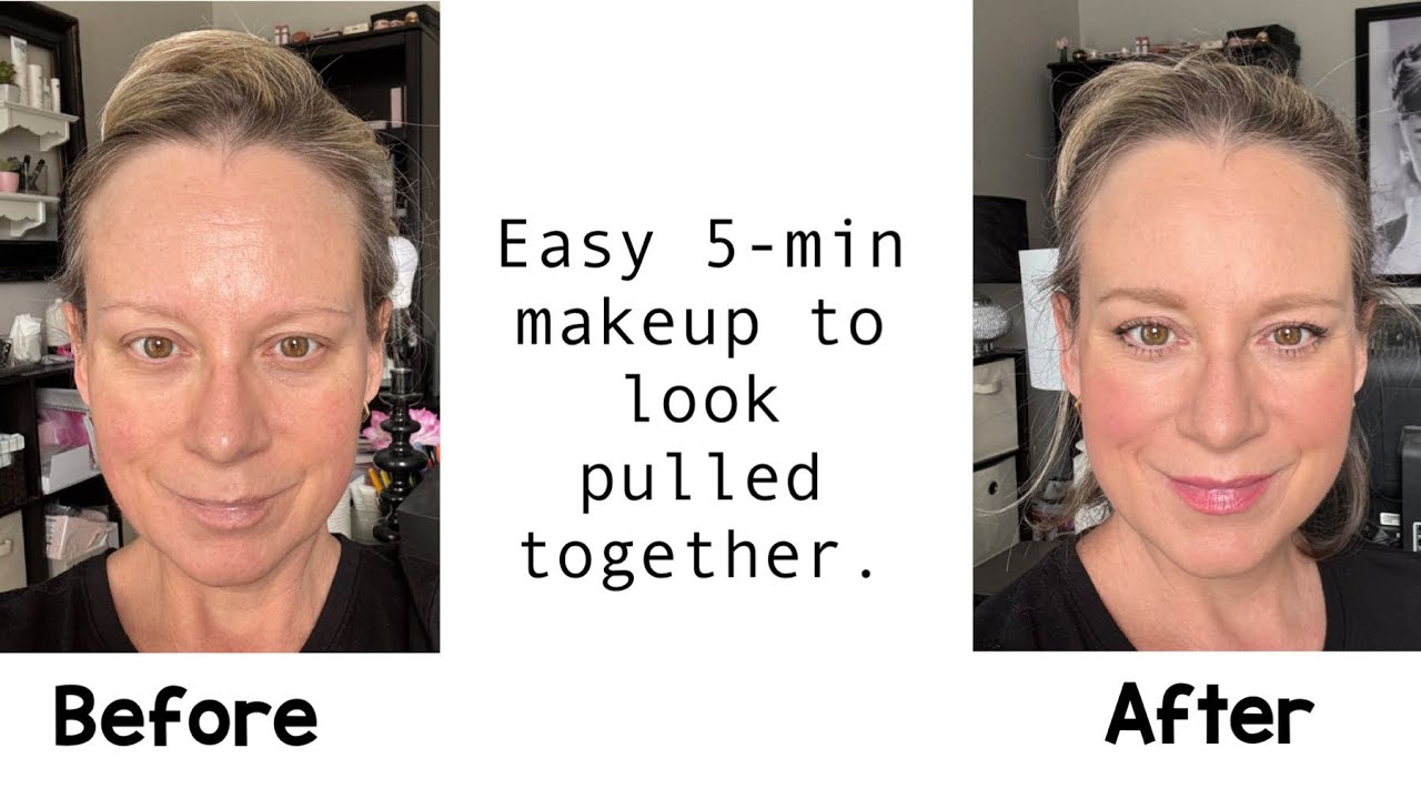Easy 5-min. Makeup to look pulled together!