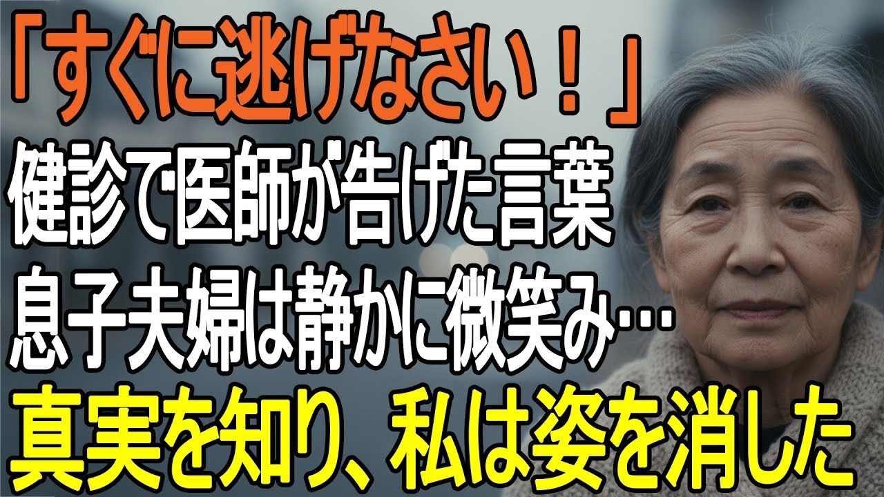医師「今すぐ逃げなさい！」健康診断で別室に呼ばれた私は、告げられた“真相”に恐怖で言葉を失った…