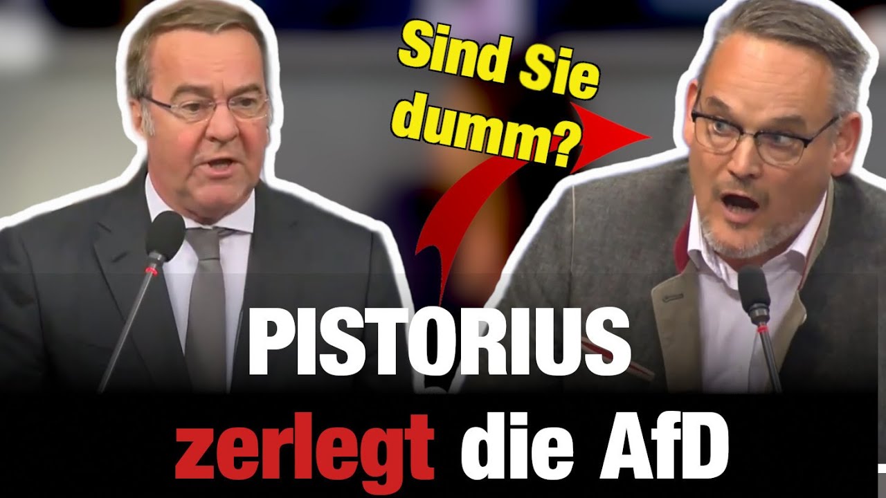 Verteidigungsminister zerlegt die AfD HÖREN SIE ZU!