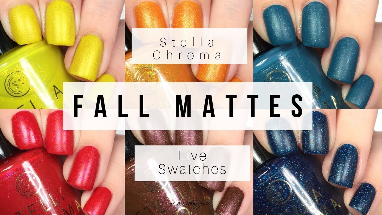 Stella Chroma Fall Mattes | 25 Sweetpeas