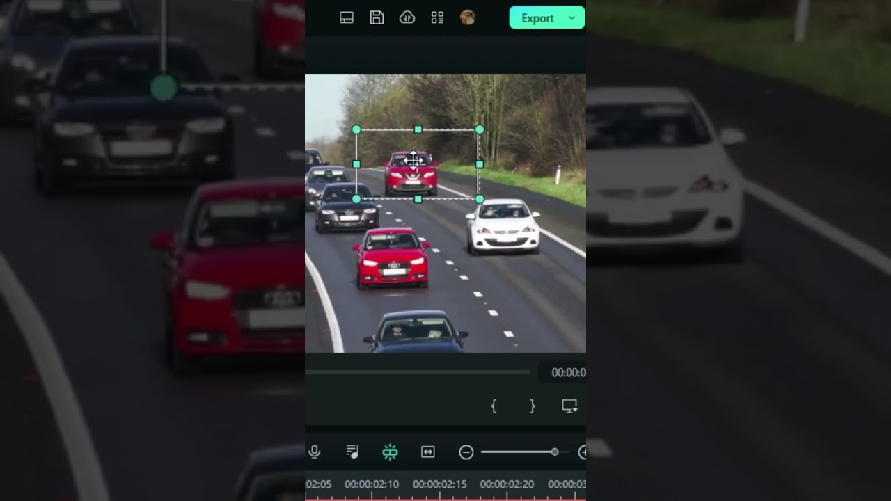 Эффект размытия для движущихся объектов | Советы по монтажу Filmora | #шорты #размытие #blureffect