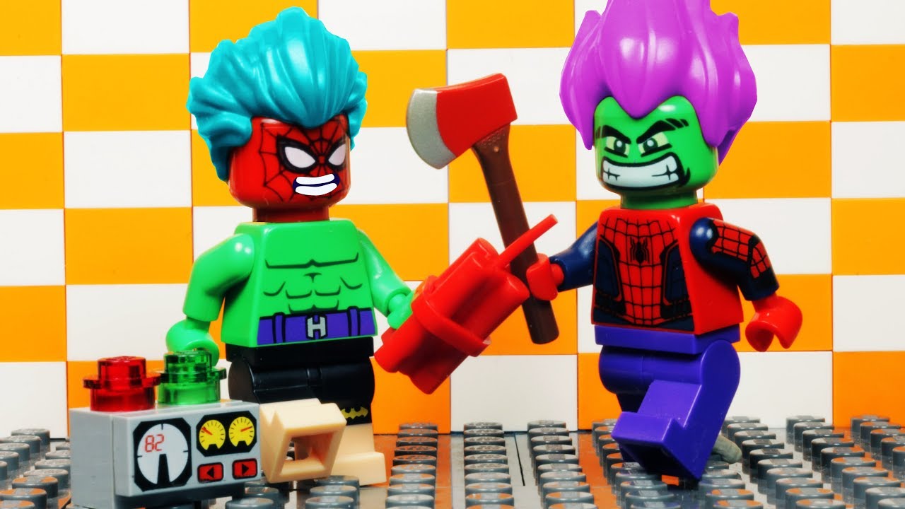Lego Superheroes Wrong Heads Stop Motion