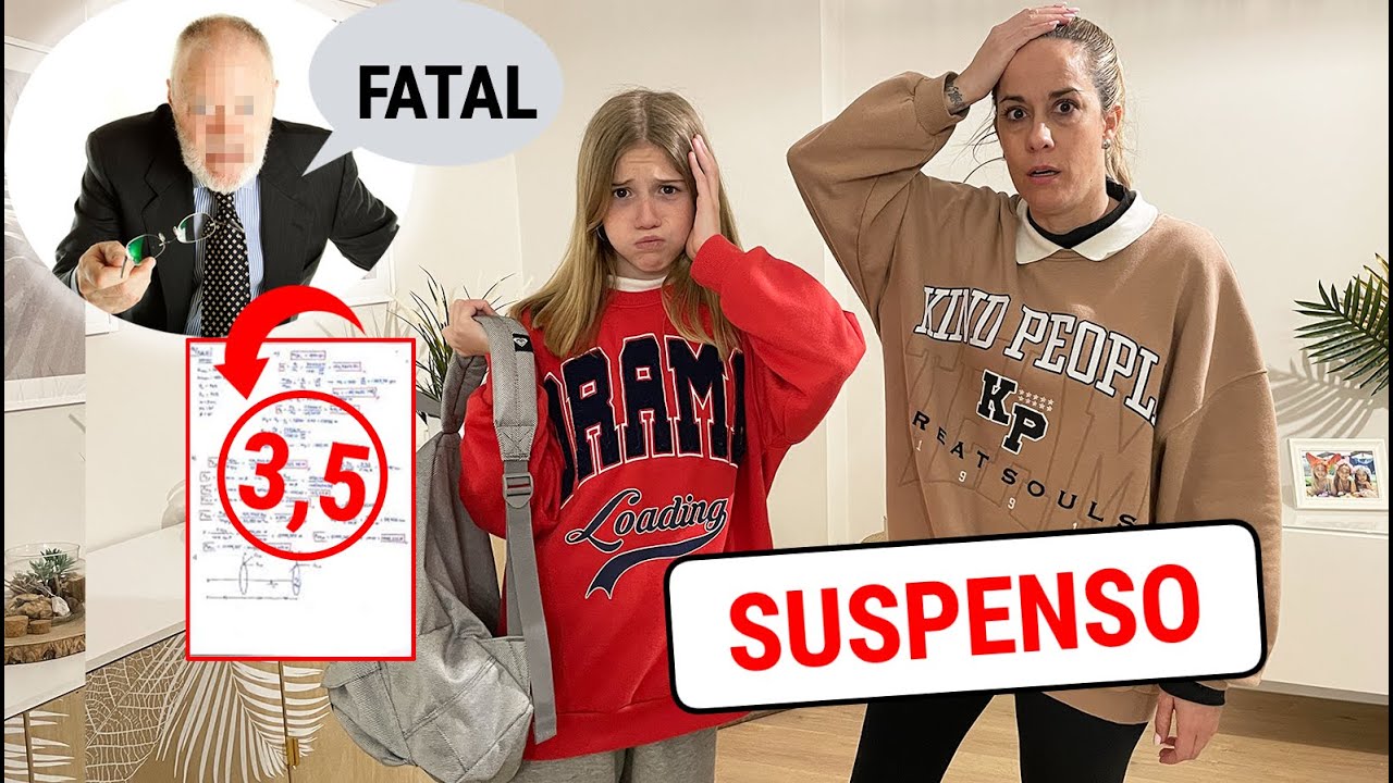 DANIELA SUSPENDE EN EL INSTITUTO POR PRIMERA VEZ 😡 LA PEOR BROMA A DANIELA / Doble Twins