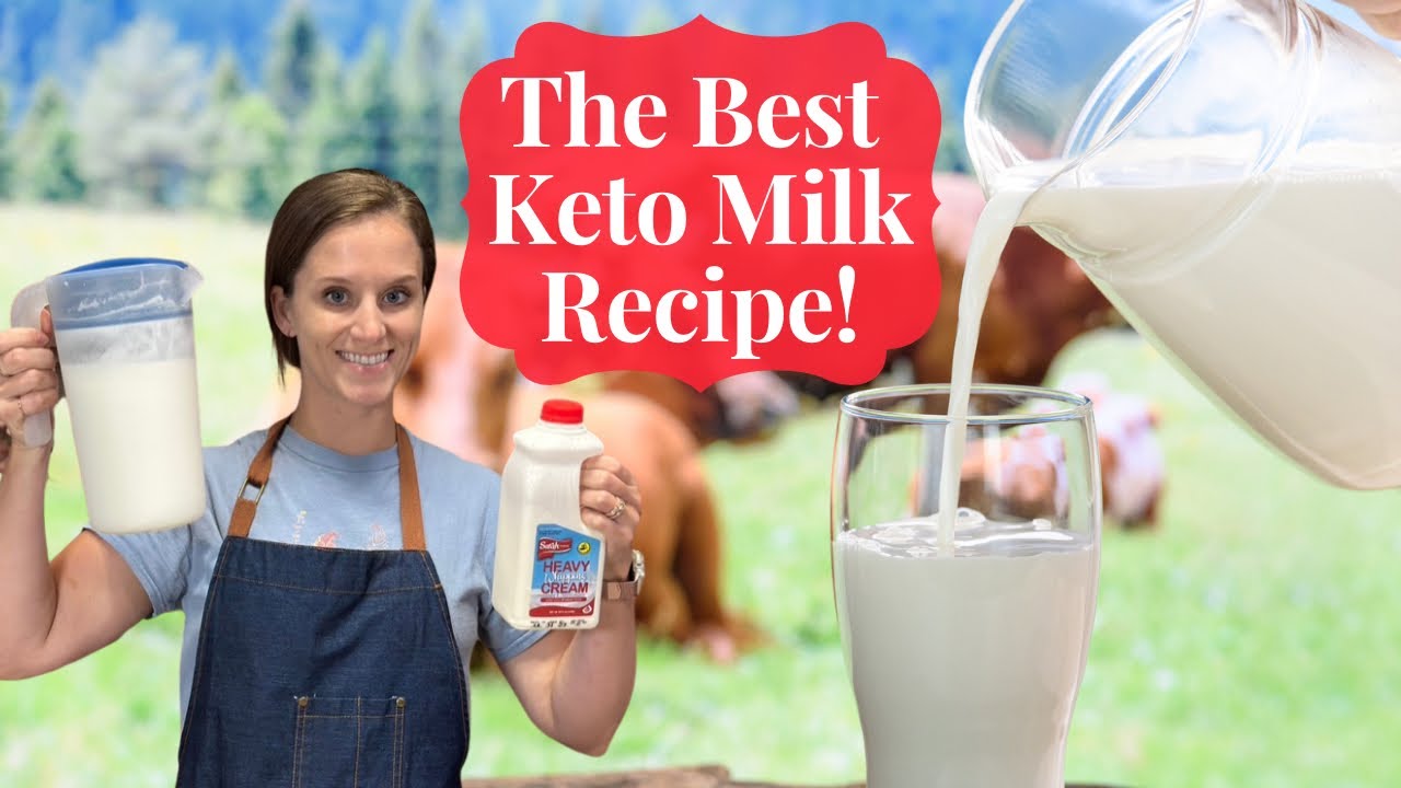 My NEW Keto Milk Recipe!🥛The Best Ever!