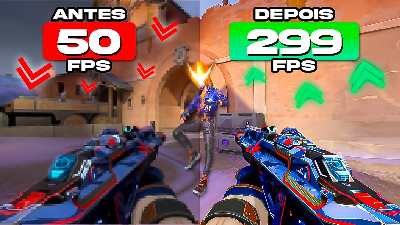 Como AUMENTAR o FPS no valorant em 2026! (PC FRACO)