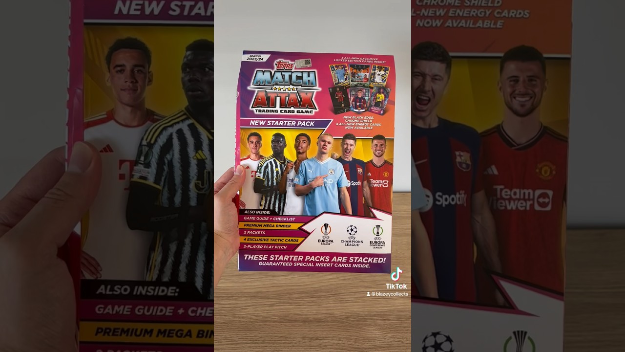 NEW! Topps Match Attax 2023/24 starter pack opening! In 60 seconds!