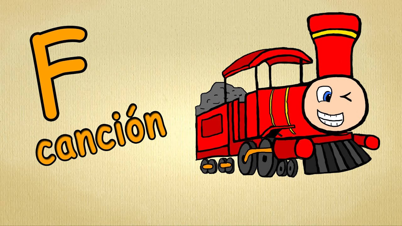 alfabeto en espa&ntilde;ol para ni&ntilde;os de preescolar - La letra F -Lied musica para estudiar espa&ntilde;ol