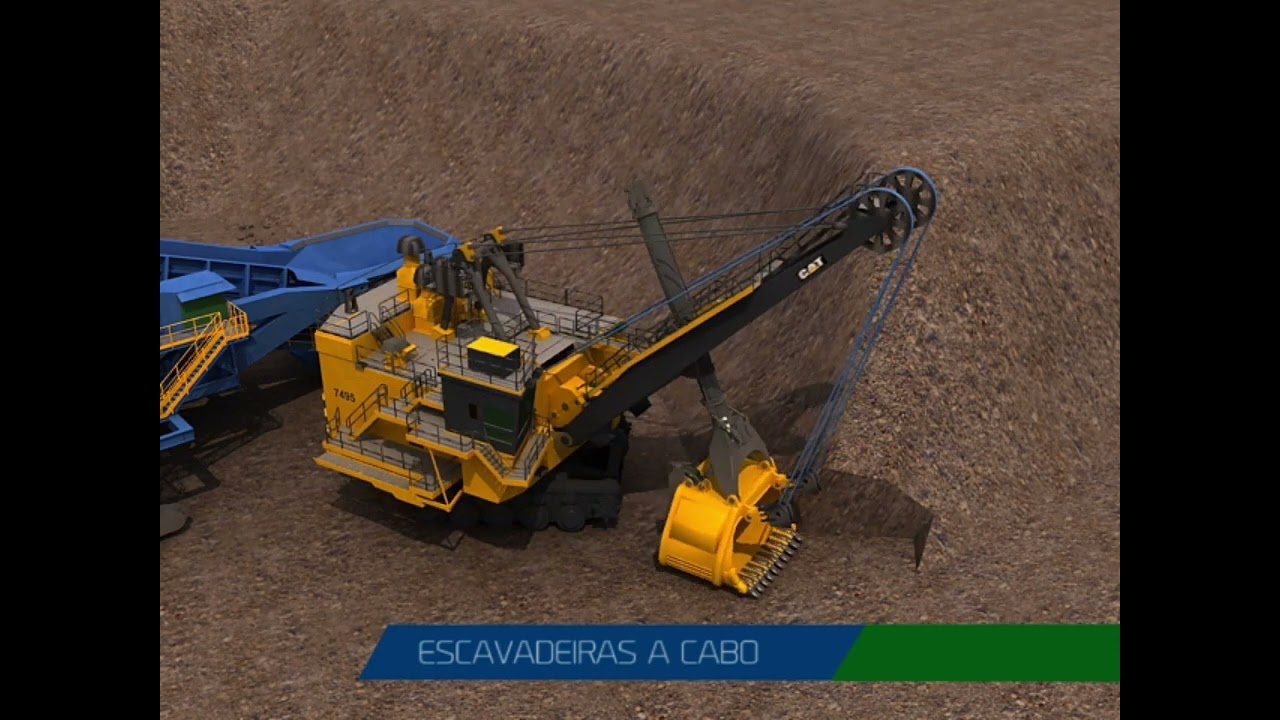 Escavadeira a cabo 7495