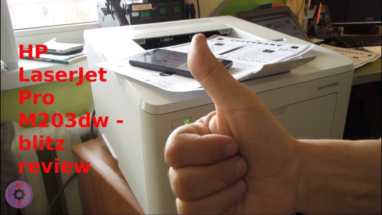 HP LaserJet Pro M203dw - blitz review