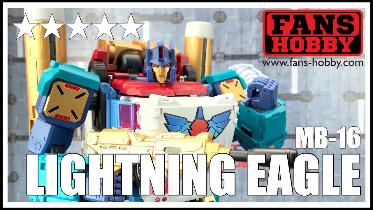 Fans Hobby MB-16 LIGHTNING EAGLE Transformers Masterpiece THUNDERCLASH Review