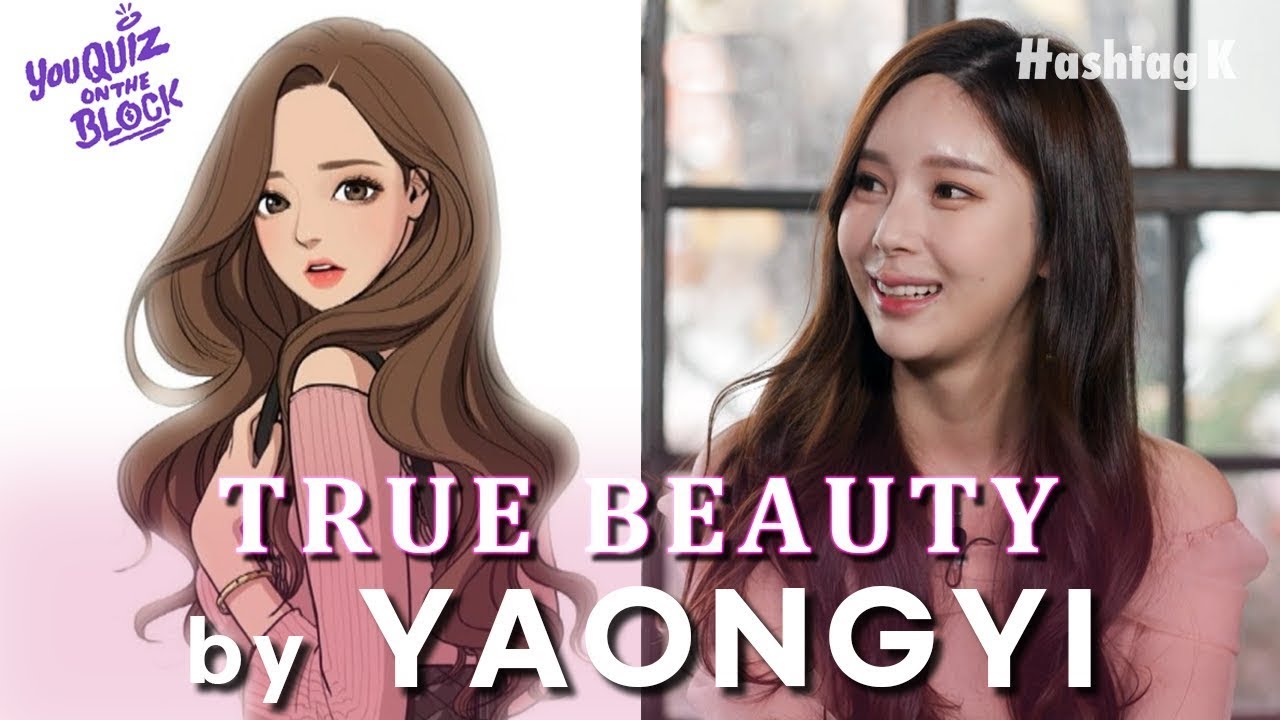 True Beauty Webtoon By YAONGYI💗 She's on You Quiz! | You Quiz On The Block