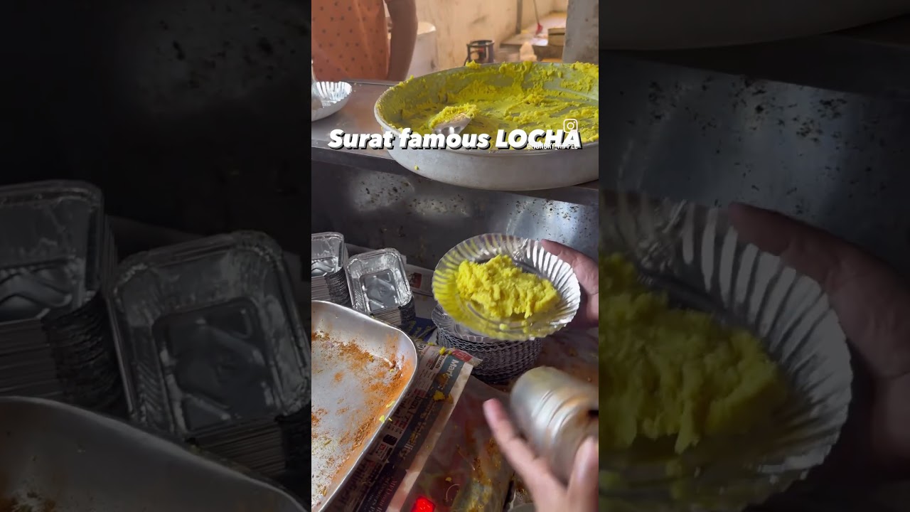 Surat famous LOCHA😋is a Must try I ordered Butter LOCHA at Sriji LOCHA house. ₹60 for 1 plate
