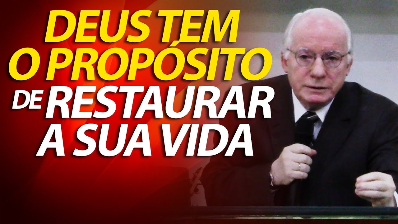 Deus tem o propósito de restaurar a sua vida | Pregação sobre Neemias 1 a 4  | Pastor Paulo Seabra
