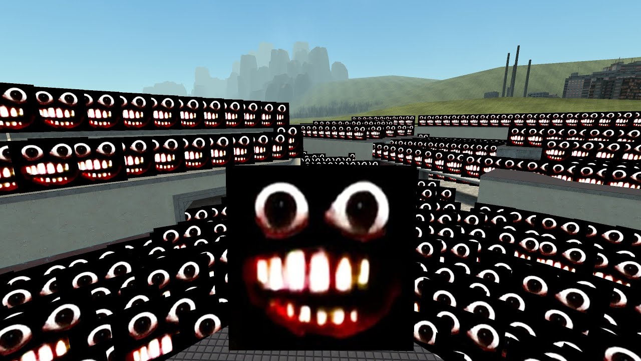 Scary Face Nextbot Gmod Horde!