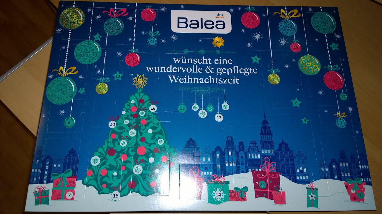 2015 DM Balea kosmetický kalendář / beauty advent calendar / Adventskalender