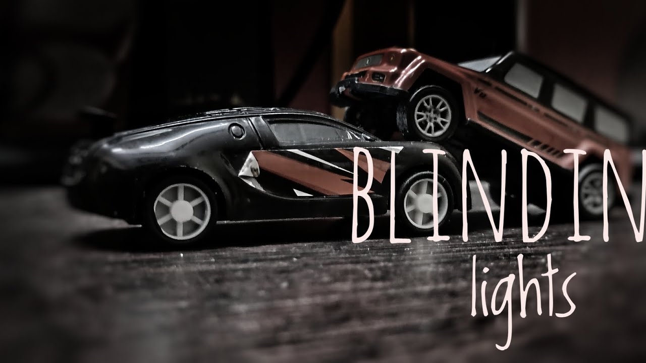 Blinding lights (toy version)