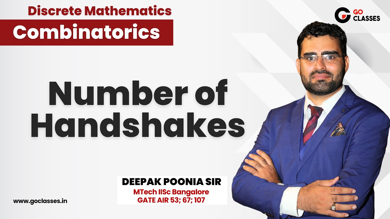 Number of Handshakes of n people | Recurrence Relation for Handshakes | Every Pair Shakes Hand