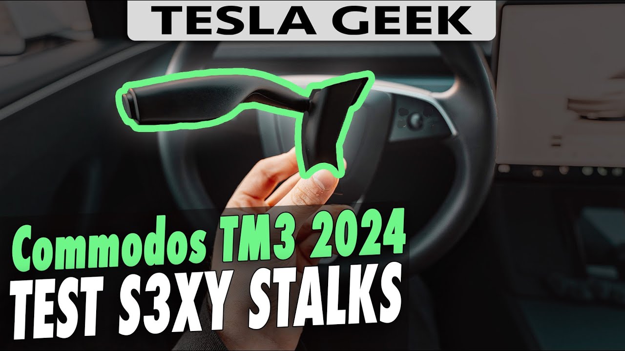 S3XY Stalks : corrigez le + gros défaut de la Model 3 2024, en ajoutant ces commodos !