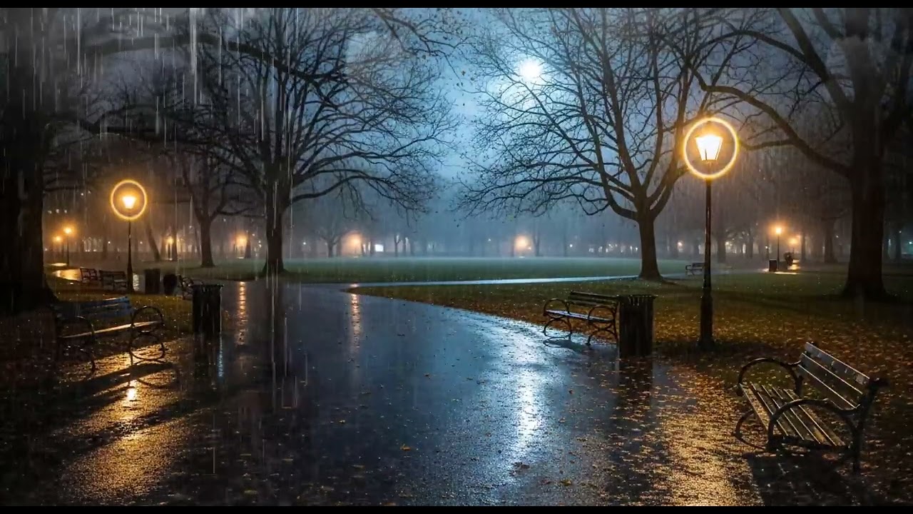 Slow Sleep Waves 😴 Endless Rain & Thunder