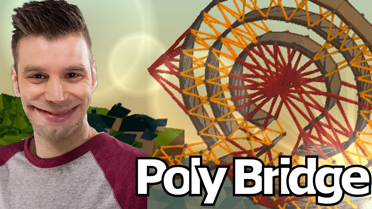 DIKKE LOOP IN POLY BRIDGE! David speelt Poly Bridge!