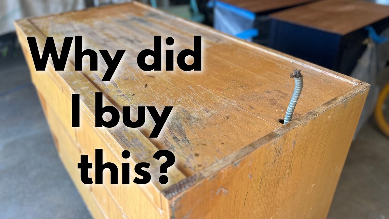 Weird $20 Lab Dresser AND MCM Furniture Challenge Makeover