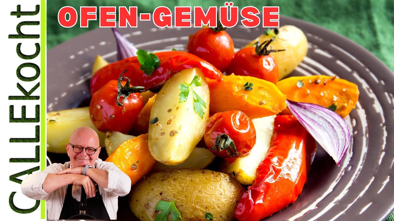 Ofen gebackenes GEM&Uuml;SE & H&Auml;HNCHEN: Das gesunde & leckere Abendessen!
