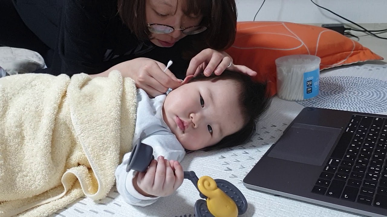 [현실 프린세스 메이커] 아기 귀에서 이상한 냄새가!! 육아일기,연년생키우기