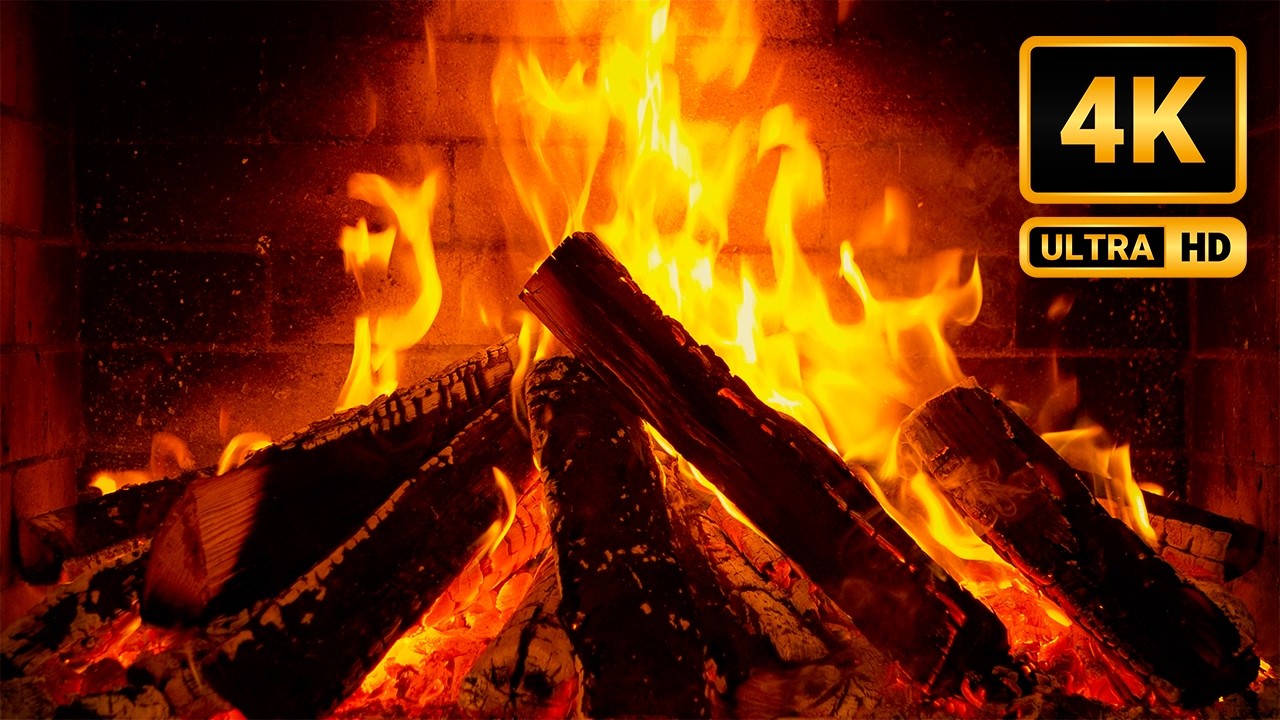 A Quiet Evening by the Fireplace | Gentle Jazz & Fire Crackles for Pure Relaxation