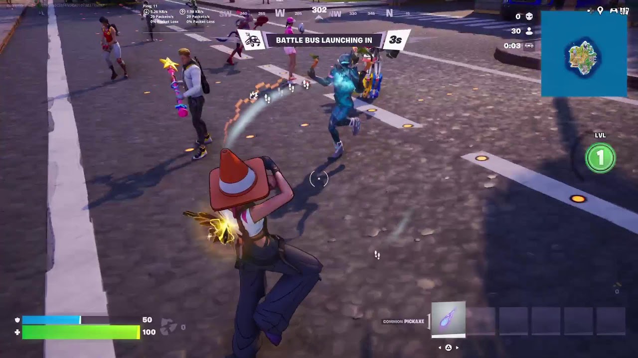 First live stream on Fortnite