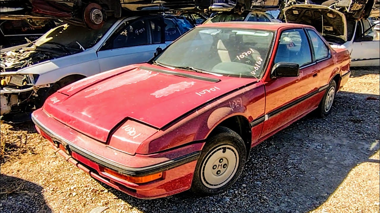 Pushing My Luck 😄 Another Unsub Special. Possible 4Wheel Steering? 1989 Honda Prelude Junkyard Find