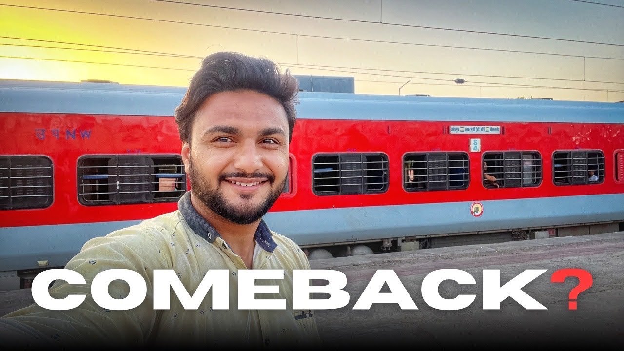 BACK ON TRACKS !!! Journey in Sabarmati Jaisalmer Express