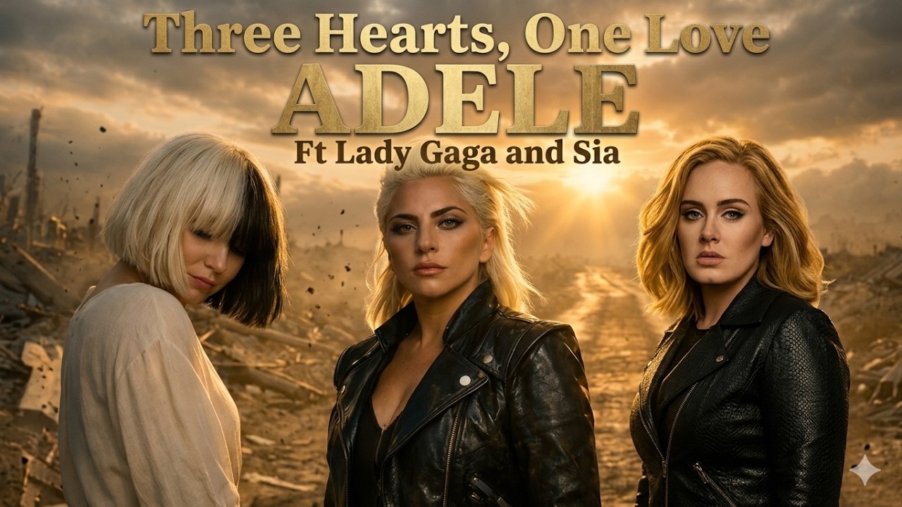 Three Hearts, One Love | Adele ft. Lady Gaga & Sia