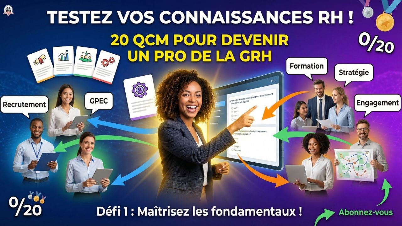 La GRH Quiz 1 : testez vos fondamentaux en Ressources humaines ! 🧠