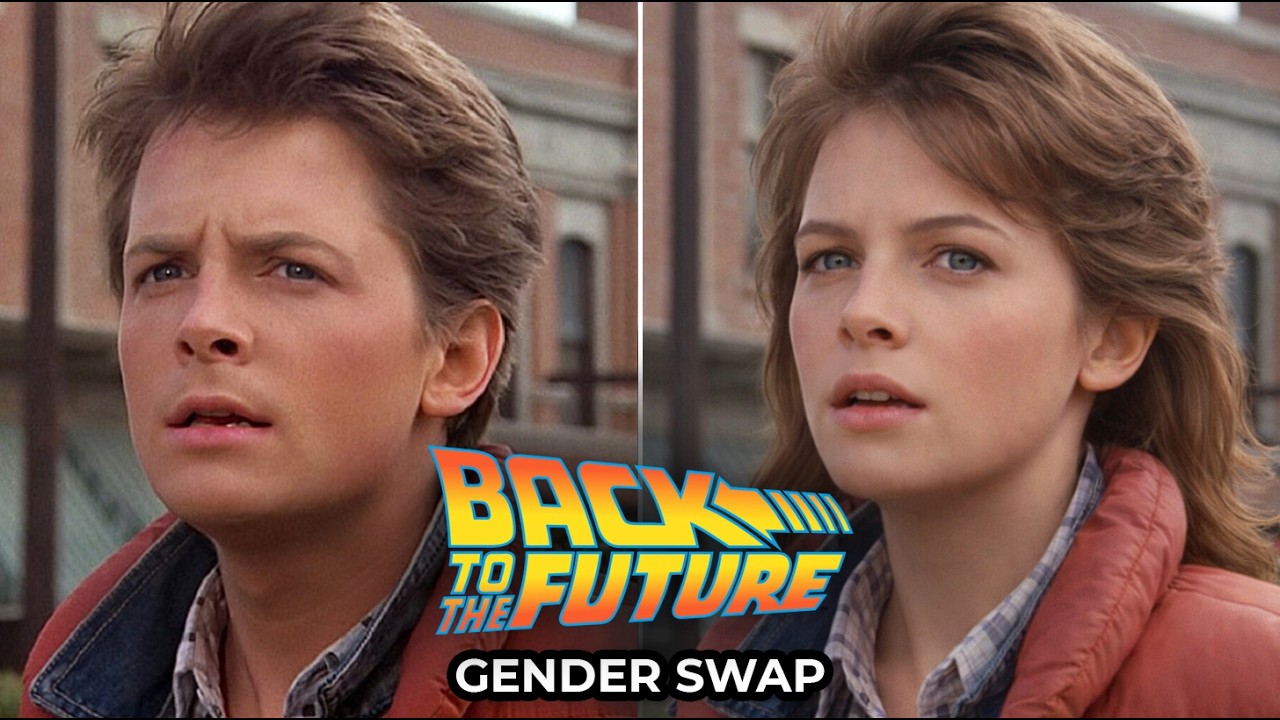 What If Back to the Future Swapped Genders? | AI Transformation