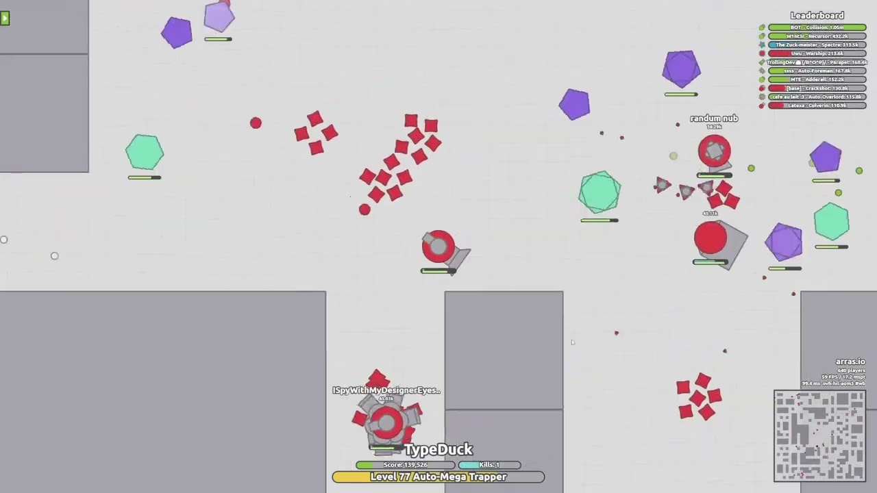 Arms Race highlights (Arras.io)