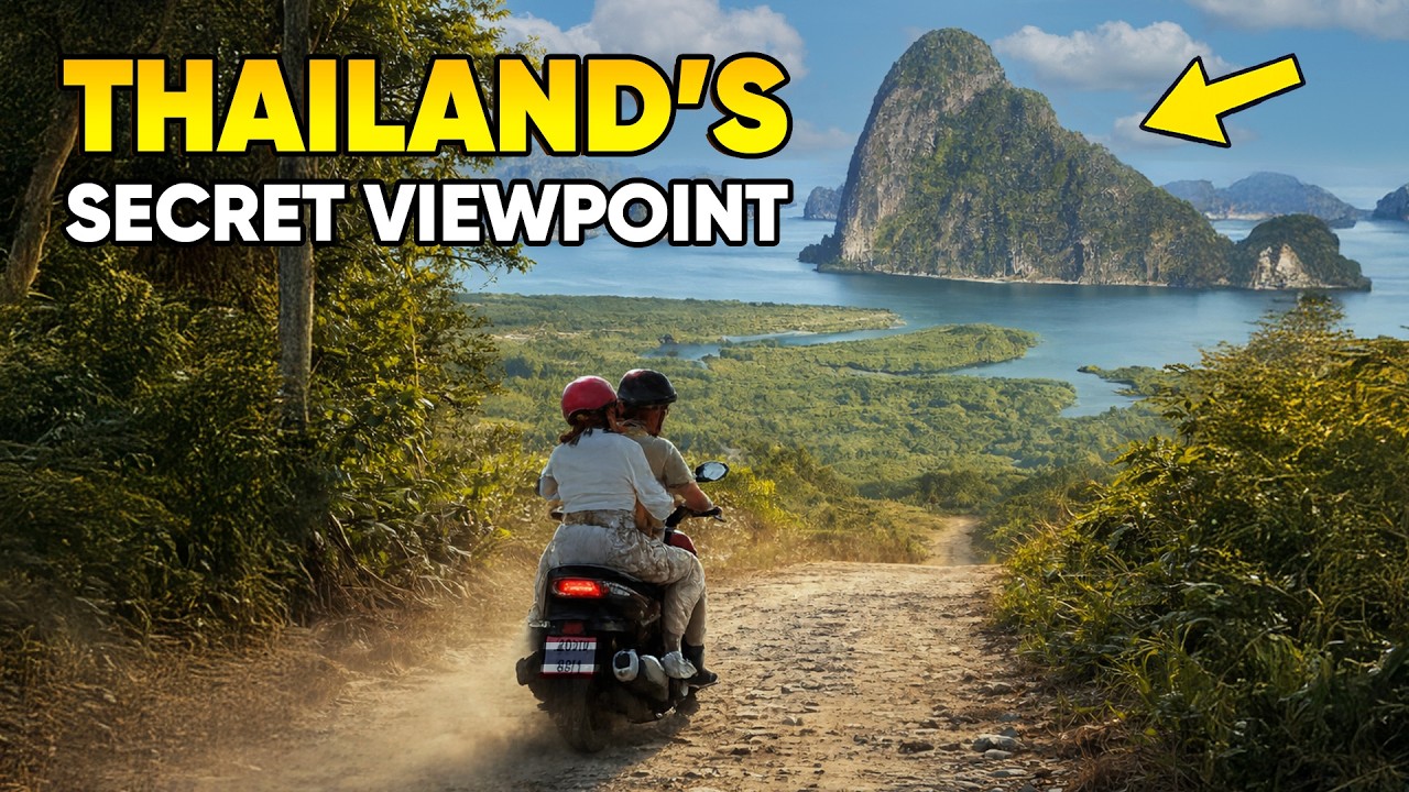 Phuket to Samet Nangshe by Scooter | Hidden Viewpoint in Phang Nga