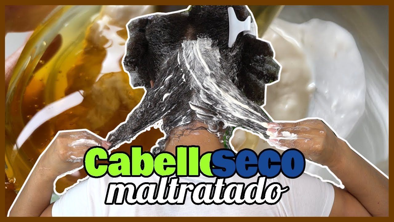 Tratamiento para el cabello maltratado | Recupera el cabello afro seco cabello natural rizos