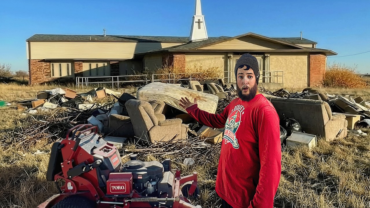 This Abandoned CHURCH Has Become an ILLEGAL DUMP SITE