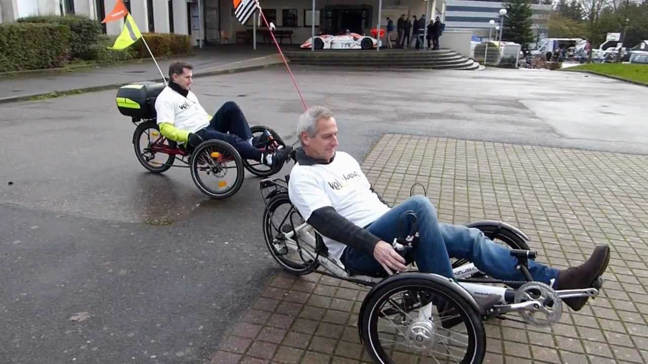 Joël présente son tricycle couché