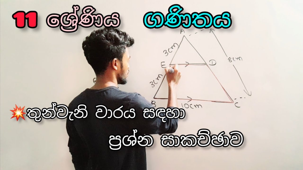 grade 11 | mathematics | paper discussion | sinhala medium
