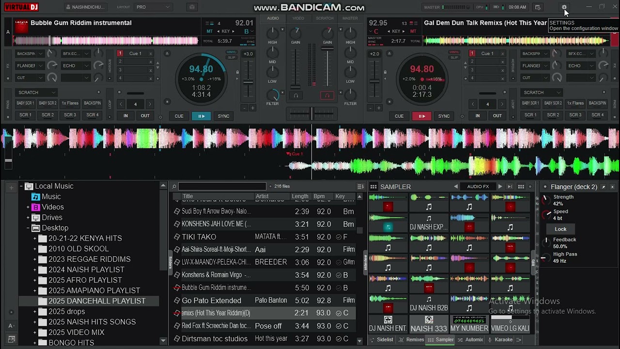 VIRTUAL DJ 2025 SCRATCH SETTINGS