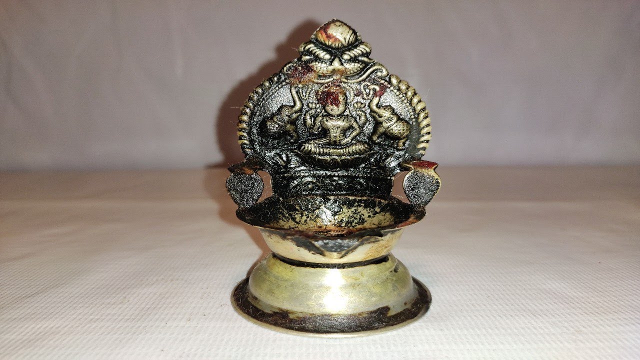 Dusty silver lamp - Restoration