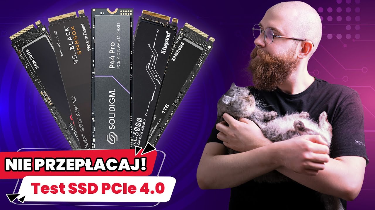Jaki dysk PCIe 4.0? TEST napędów SSD | Samsung, Kingston, WD Black, Solidigm