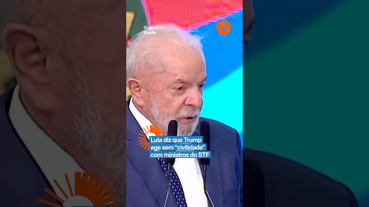 Lula diz que Trump age sem &ldquo;civilidade&rdquo; com ministros do STF