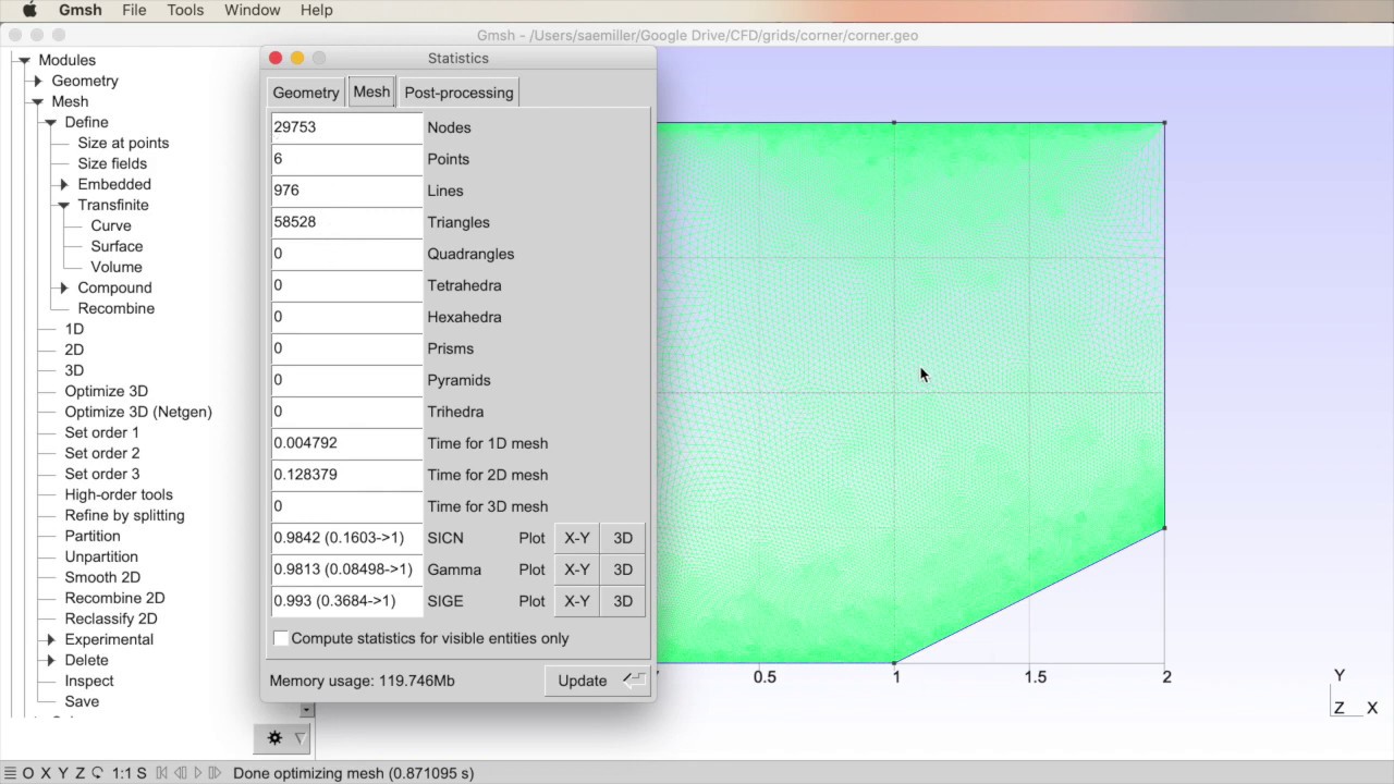 Grid Generation - GMSH - 5 - Creating Two-Dimensional Unstructured and Structured Grids