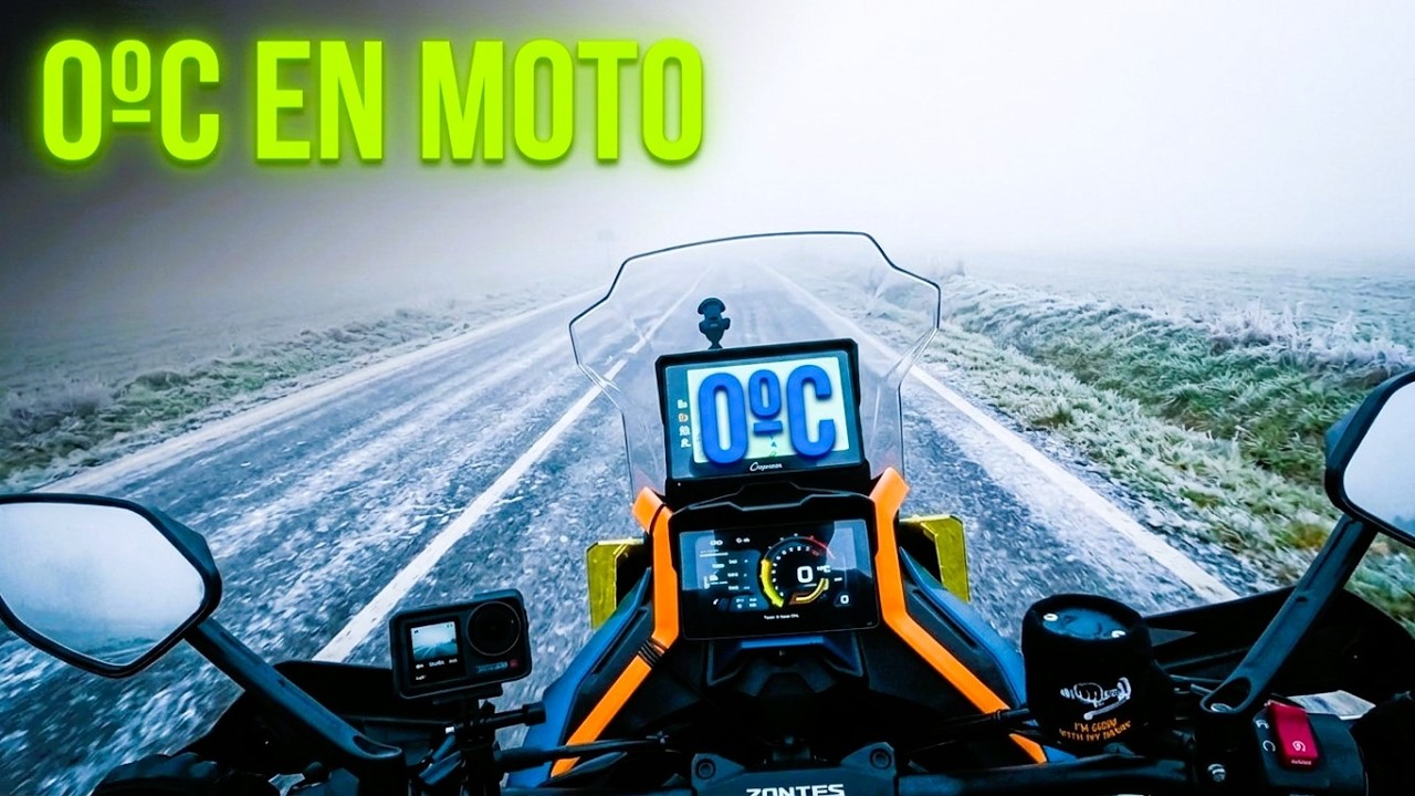 ¡0°C EN MOTO! ❄️ Mi Ropa Técnica para NO PASAR FRÍO. Zontes 703F.🏍️💨